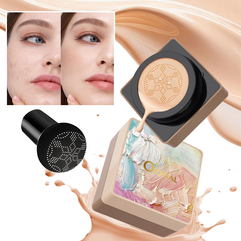 Beauty Linasi Makeup - O'CHEAL Mushroom Cushion CC Cream Face