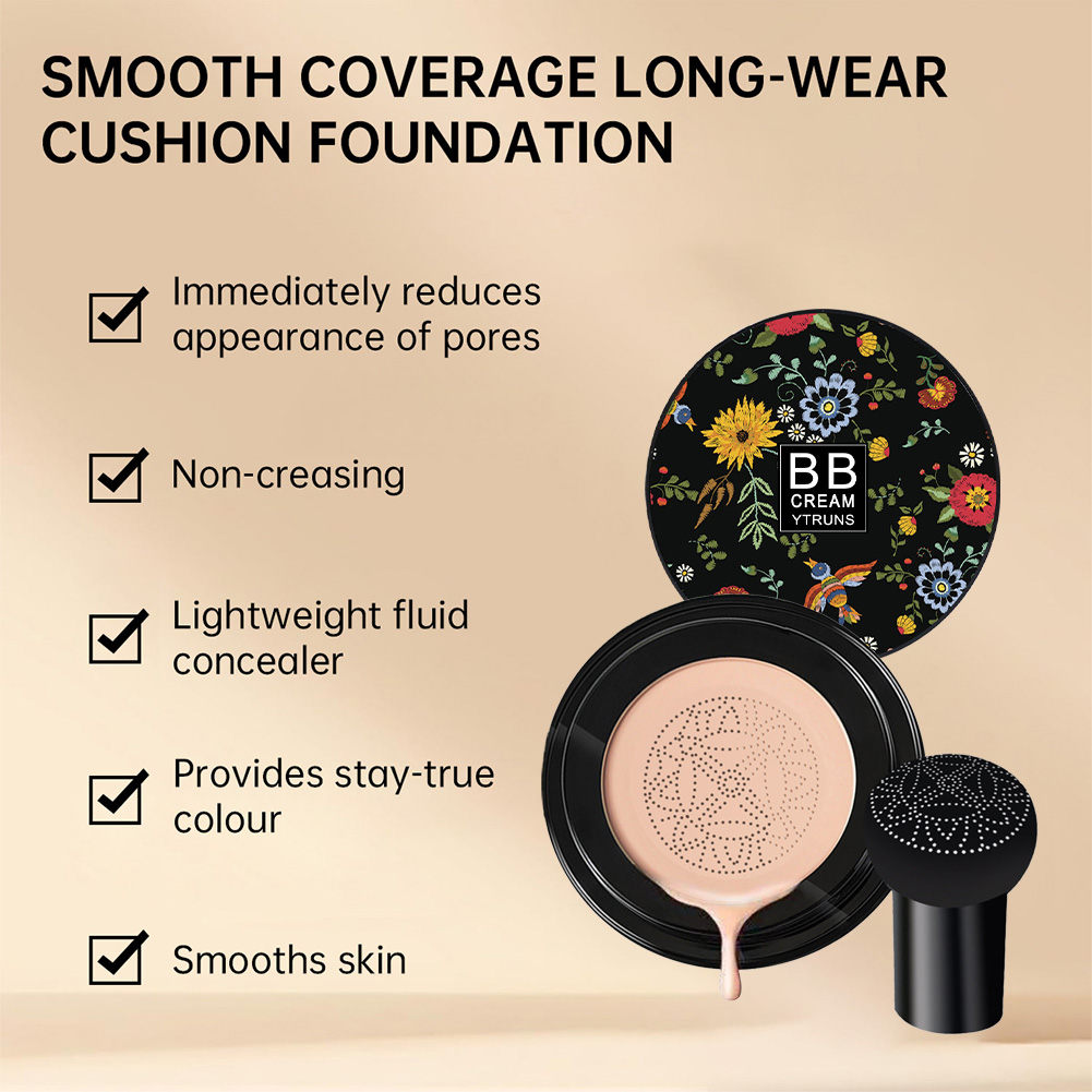 Mushroom Head Air Cushion BB C - огляд і ціна Beauty Linasi Makeup