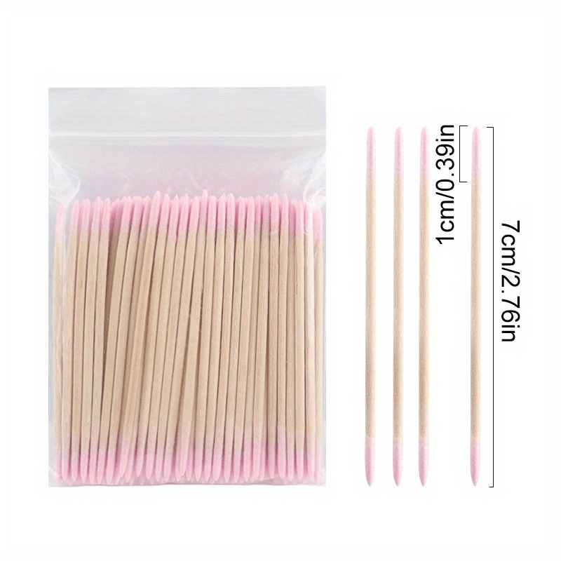 100Pcs Double-Ended Cotton Swa - огляд і ціна Beauty Makeup Tips