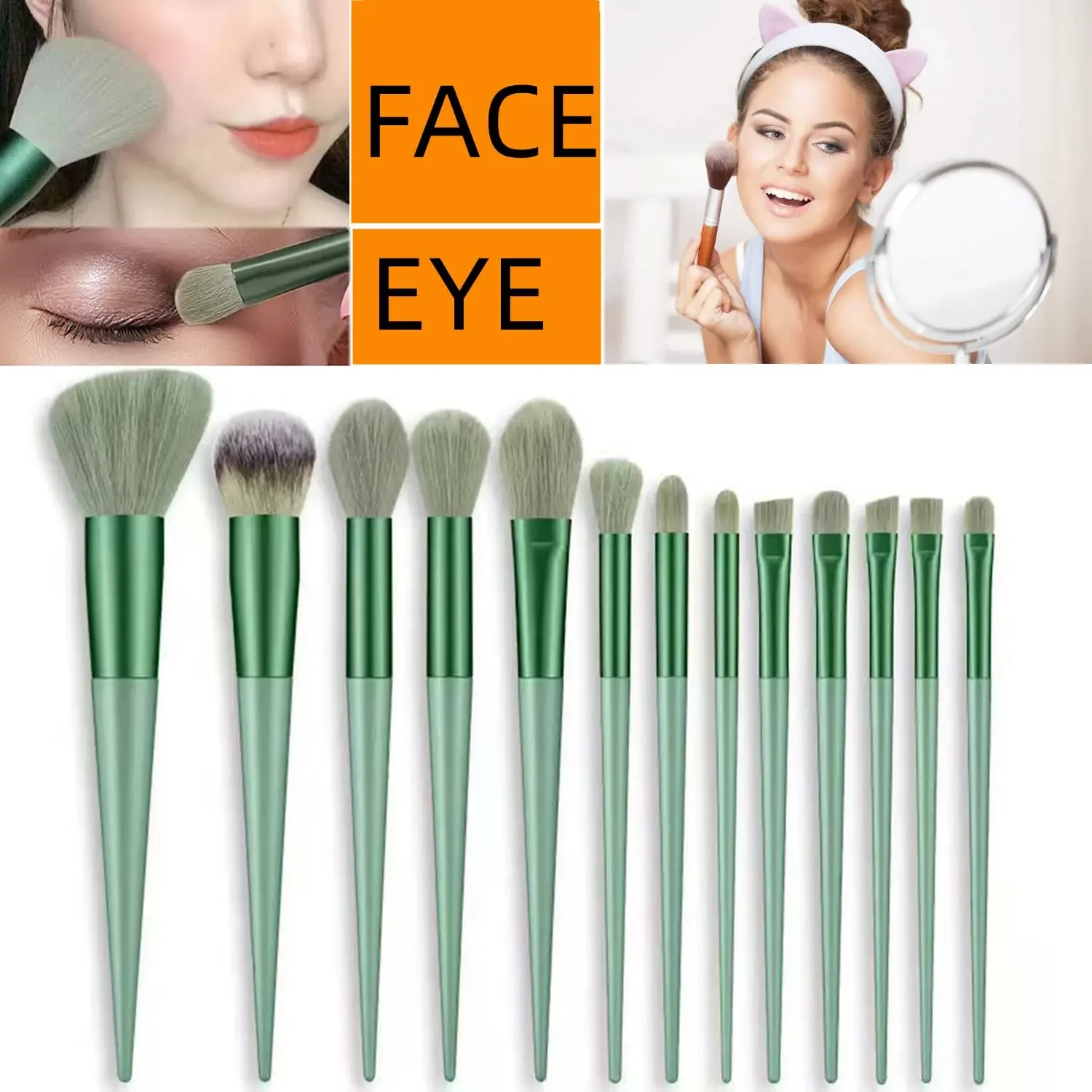 13Pcs Makeup Brush Brushes Set - огляд і ціна Beauty Makeup Kit Box