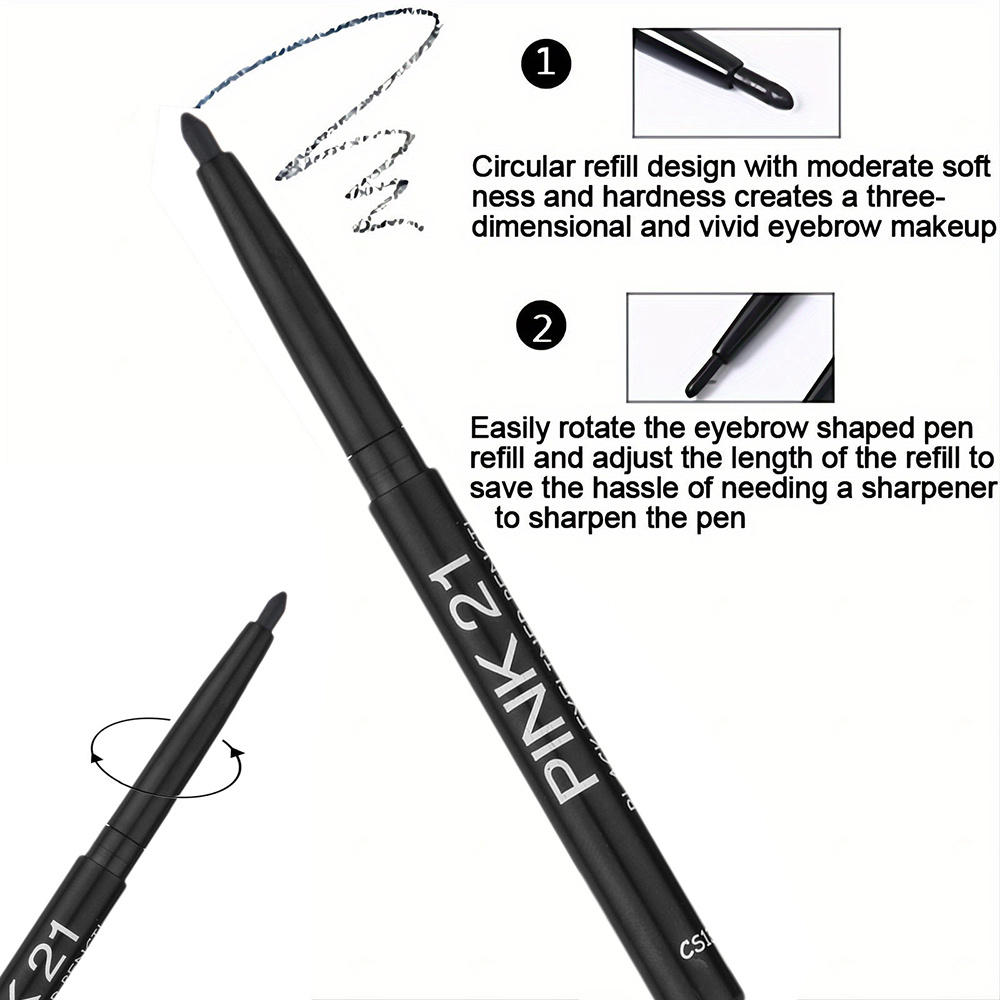 3/5pcs Waterproof Black Eyelin - огляд і ціна Beauty Linasi Makeup
