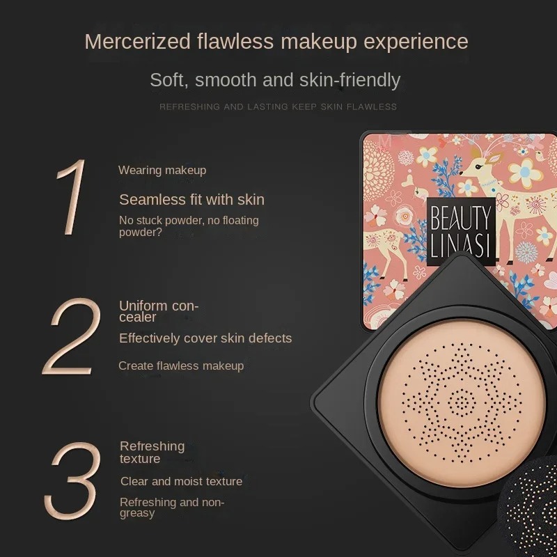 BB Air Cushion CC Cream Founda - огляд і ціна Beauty Linasi Makeup