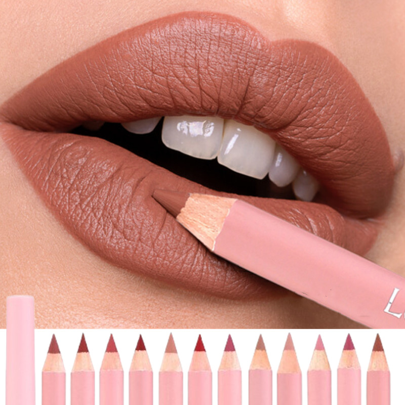 Nude Brown Lip Liner Pencil Li - огляд і ціна Beauty Linasi Makeup
