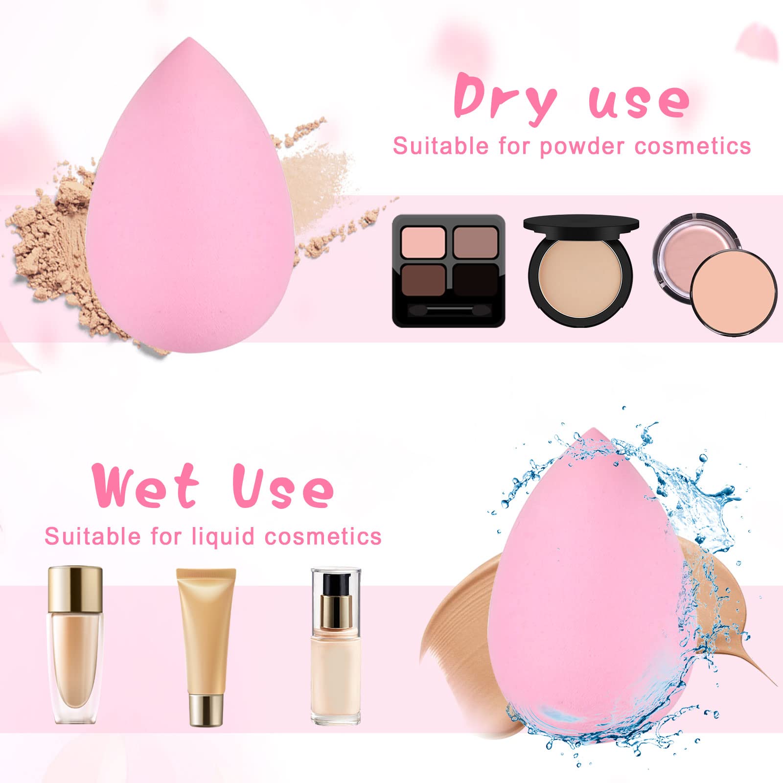 15 Pcs Makeup Sponge Set, Beau - огляд і ціна Beauty Blender In Makeup