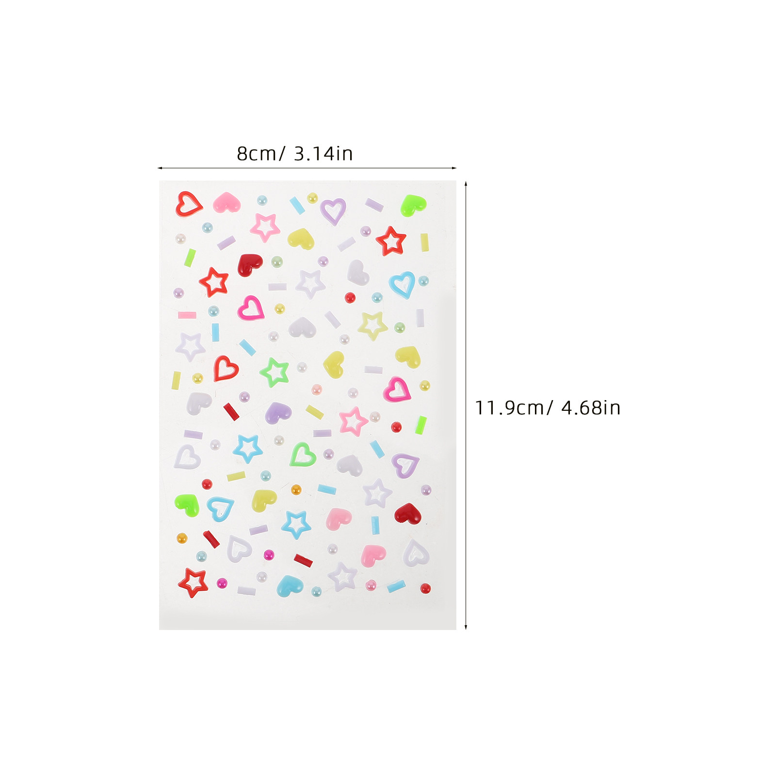 10Sheets Face Rhinestones Stic - огляд і ціна Makeup And Beauty