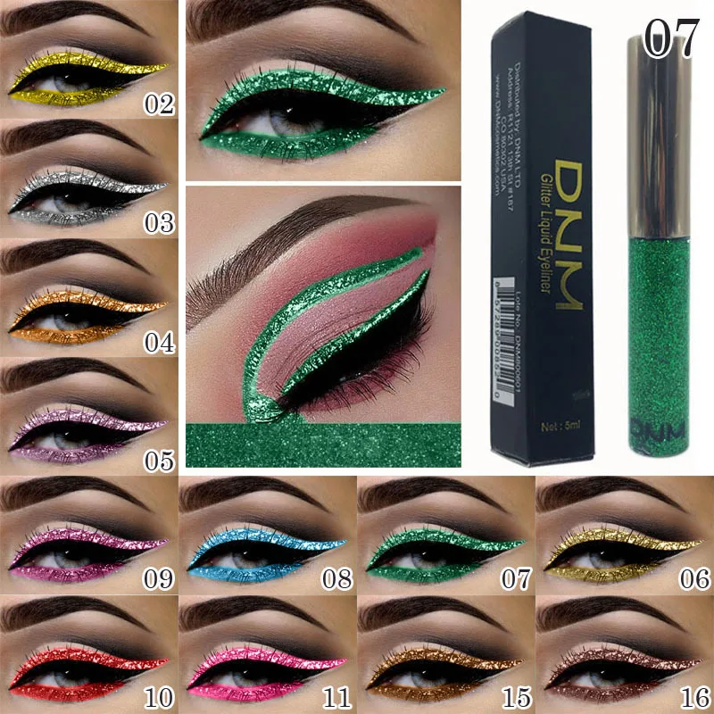16 Colors Diamond Liquid Eyeli - огляд і ціна Beauty Linasi Makeup